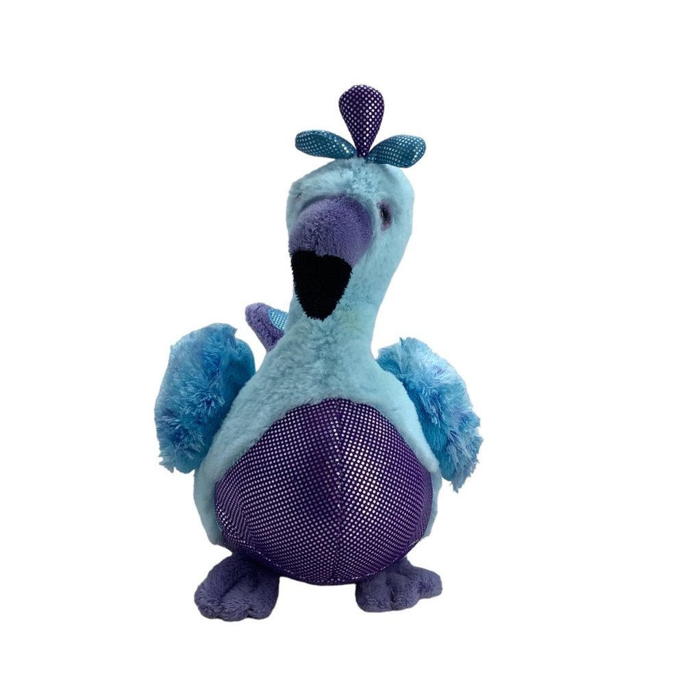 Ganz Webkinz Blufadoodle Blue Bird Peacock Plush Stuffed‎ Animal 9" NO CODE